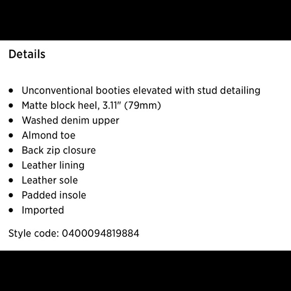 Alice and Olivia Denim Boots - Picture 6 of 6